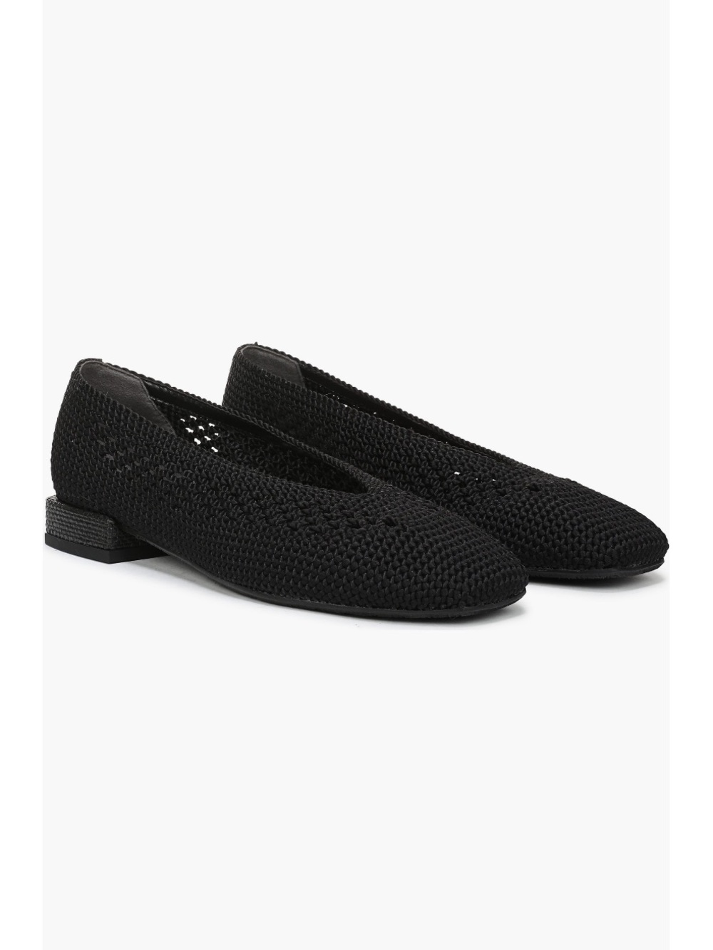 Sam Edelman Kasey Black Knit Flats New!